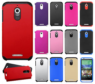HTC Desire 510 HARD Astronoot Hybrid Rubber Silicone Case Cover + Screen Guard Generic Does not apply