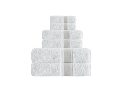 Unique Towel Set 6 Piece Set long staple Turkish towel -Quick Dry Soft Absorbent Unbranded