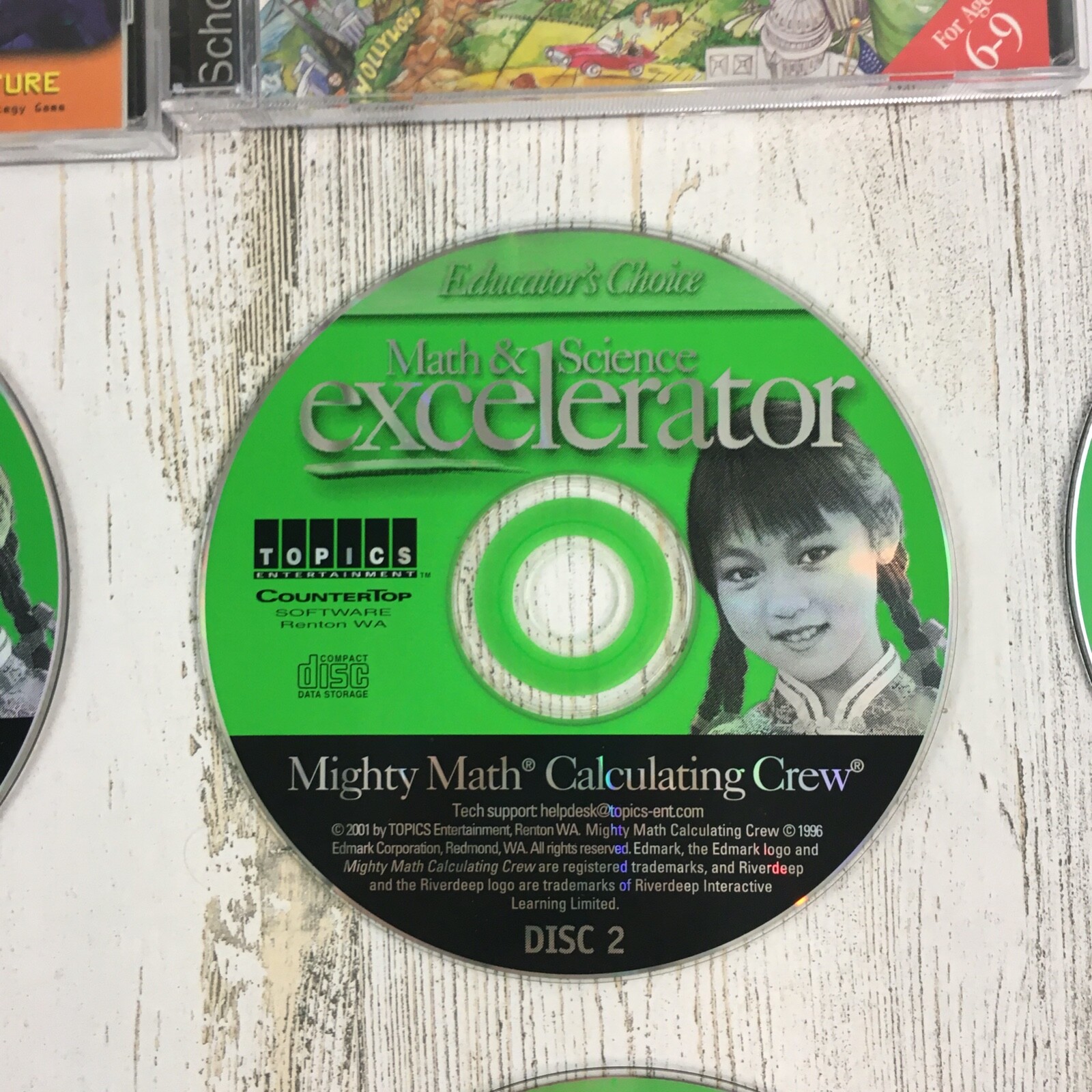 Lot 7 PC CD-ROM Kids Educational Games Dr Brain USA Explorer Typing Excelerator Unbranded 132456 - фотография #6