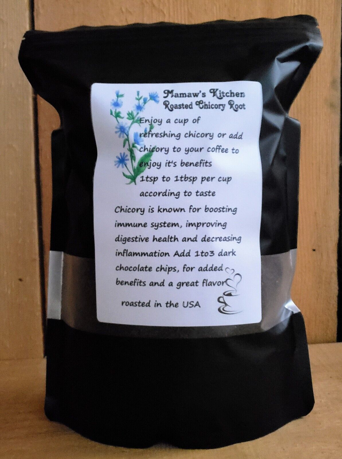 Chicory Root Granuel's Roasted 3 pounds Mamaw's Kitchen USA Roasted Mamaw's Kitchen - фотография #4