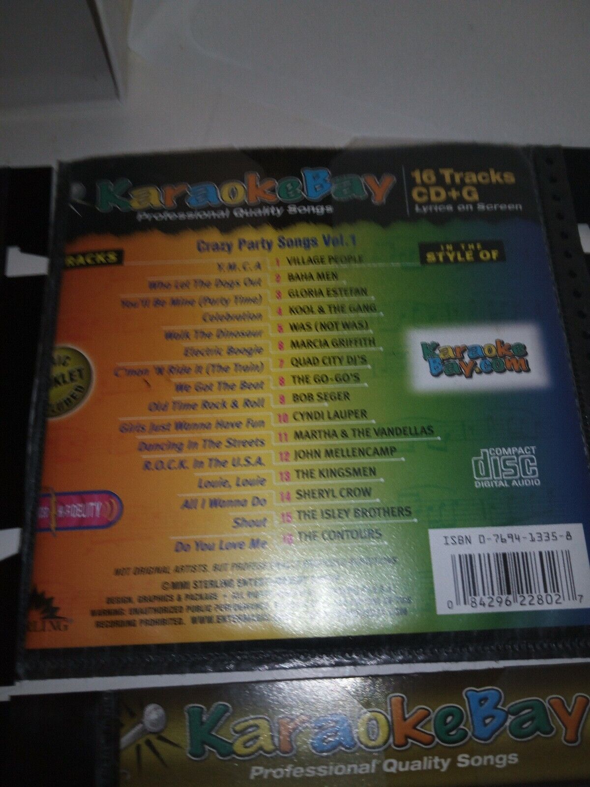 Karaoke Bay Karaoke Discs 6  Genres Rock -Pop-Soul-Duet-Motown-Party CD+G Karaoke Bay - фотография #5