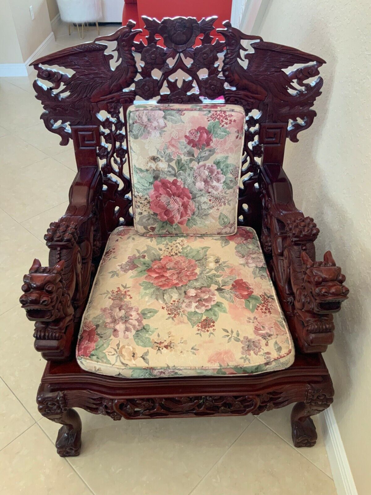 Chinese Antique Solid Rosewood Furniture Living Room Set Без бренда - фотография #5