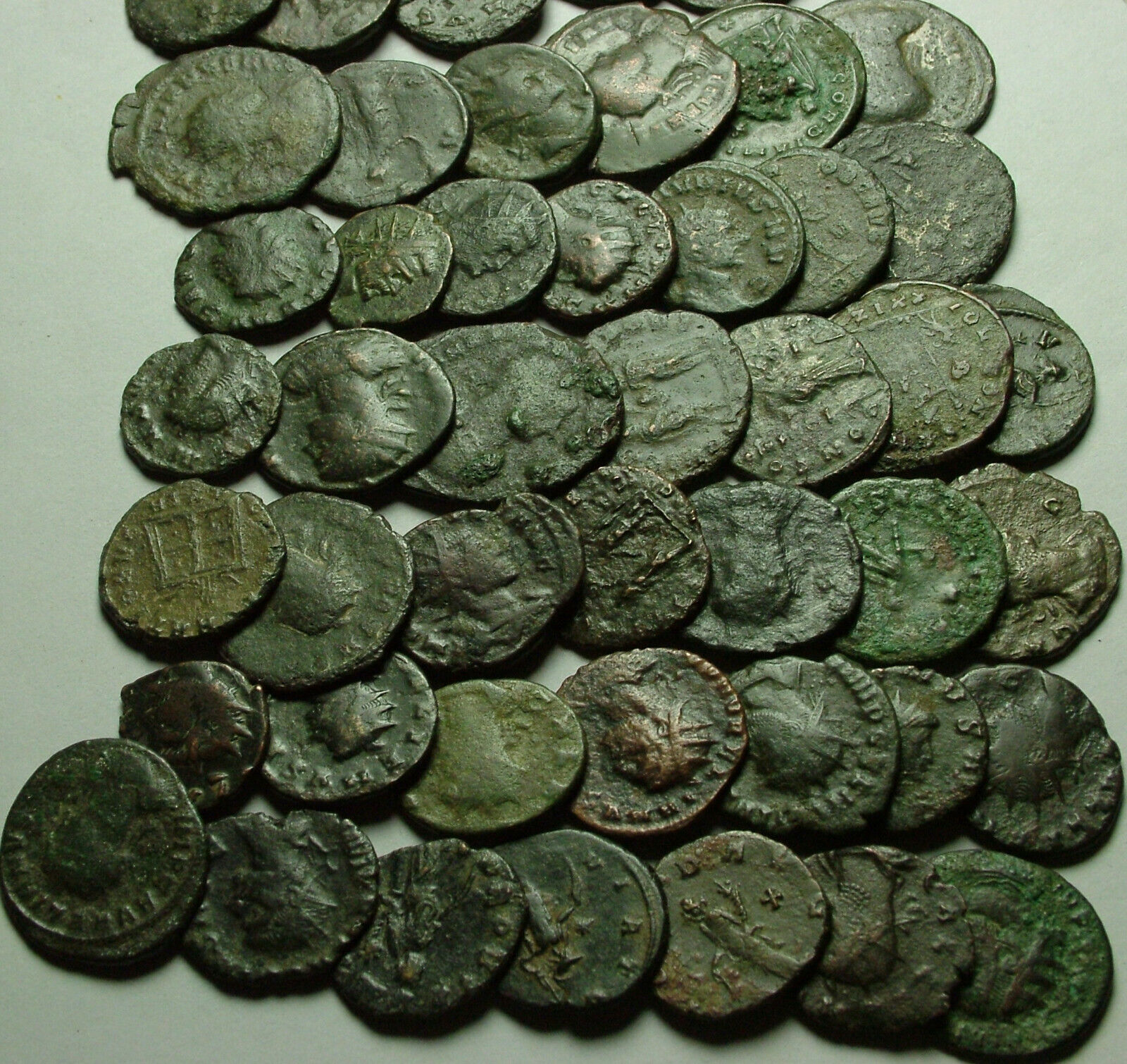 Lot of 3 Rare original Ancient Roman Antoninianus coins Probus Aurelian Claudius Без бренда