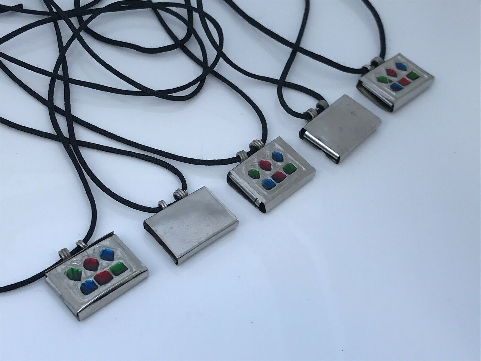 Taweez Lot of 5 Pendant Necklace Silver Tone Religious Amulet Keeper Tabeej Cord Без бренда - фотография #3