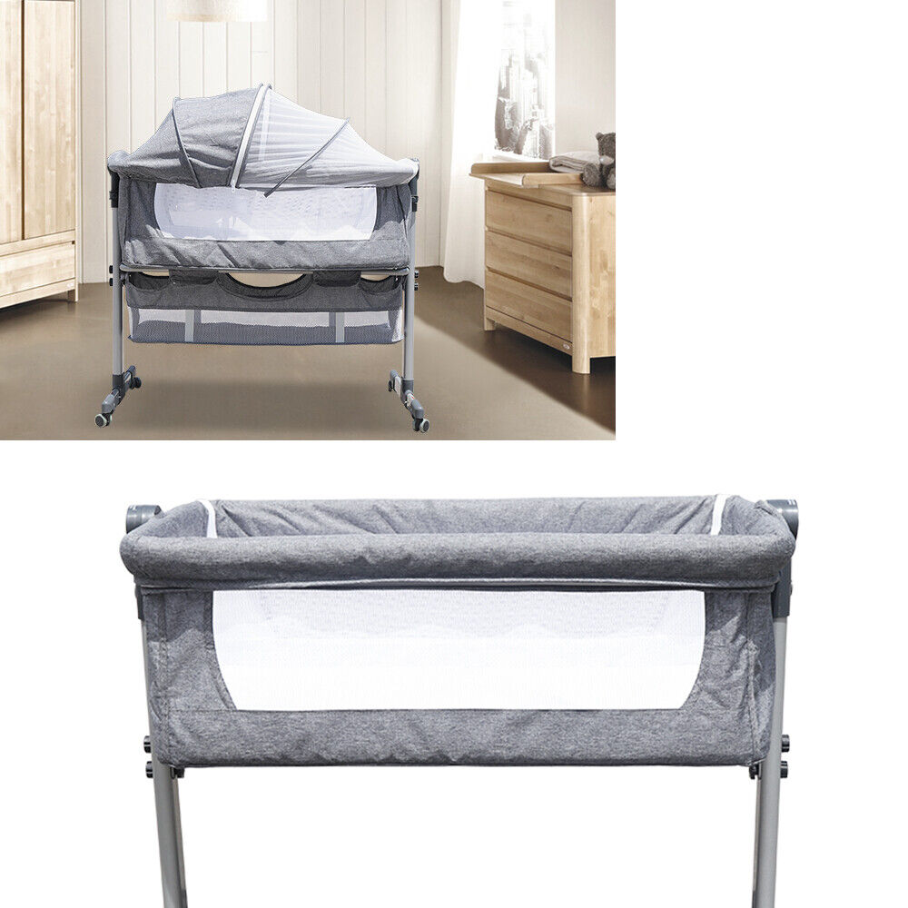 Bed Side Crib Detachable Baby Bassinet Sleeper Portable Infant Bed Bedside Crib Unbranded Does Not Apply - фотография #7