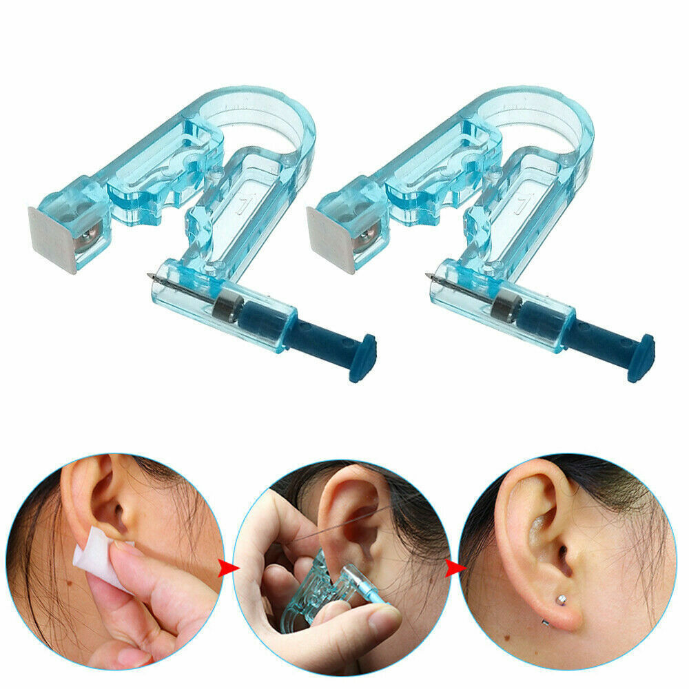 2Pcs Piercing Gun Disposable Sterile Ear Nose Piercing Tool Kit Ear Rings Studs Unbranded - фотография #11