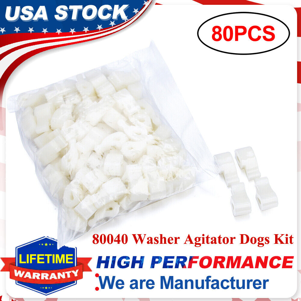 Pack Of 80 Agitator Dogs For Whirlpool Kenmore Washer 80040 285770 285612 387091 CarBole 80040-20PAK, LP338-20