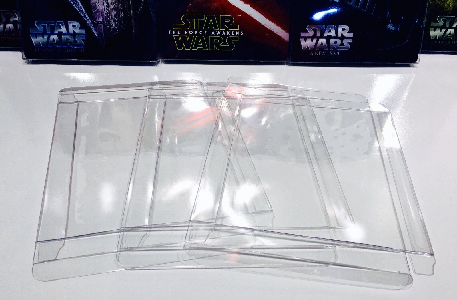 5 STEELBOOK Box Protectors / Protective Sleeves Clear Display Cases / Covers  G2 Retroprotection Does not apply
