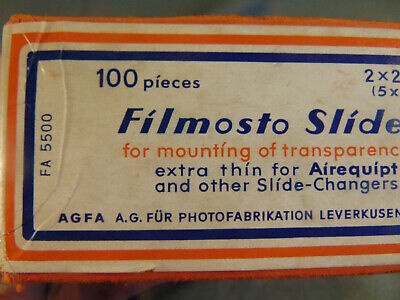 Vtg 100 glass slides Filmosto German 2"  extra thin transparencies art Negatives Filmosto - фотография #8