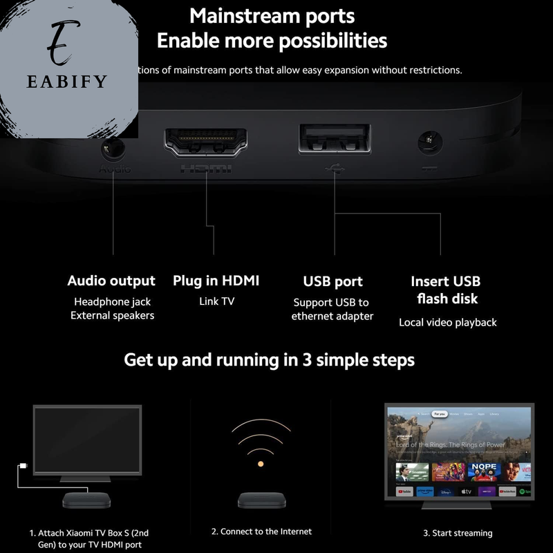 Xiaomi TV Box S 2Nd Gen - 4K Ultra HD Streaming Media Player, Google TV Box with Xiaomi - фотография #10