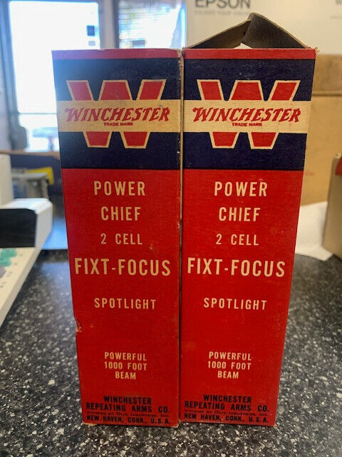Winchester Flashlights Collectible Antique Winchester Repeating Arms Vintage Red Winchester