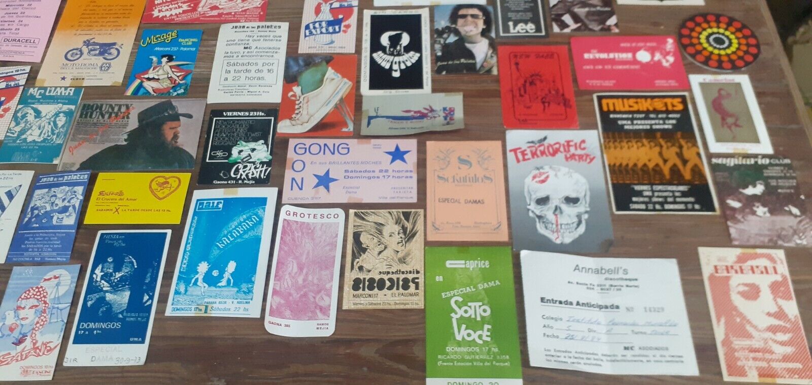 Interesting vintage lot of more than 150 Argentinian Discotheque cards 70 / 80's Без бренда - фотография #5