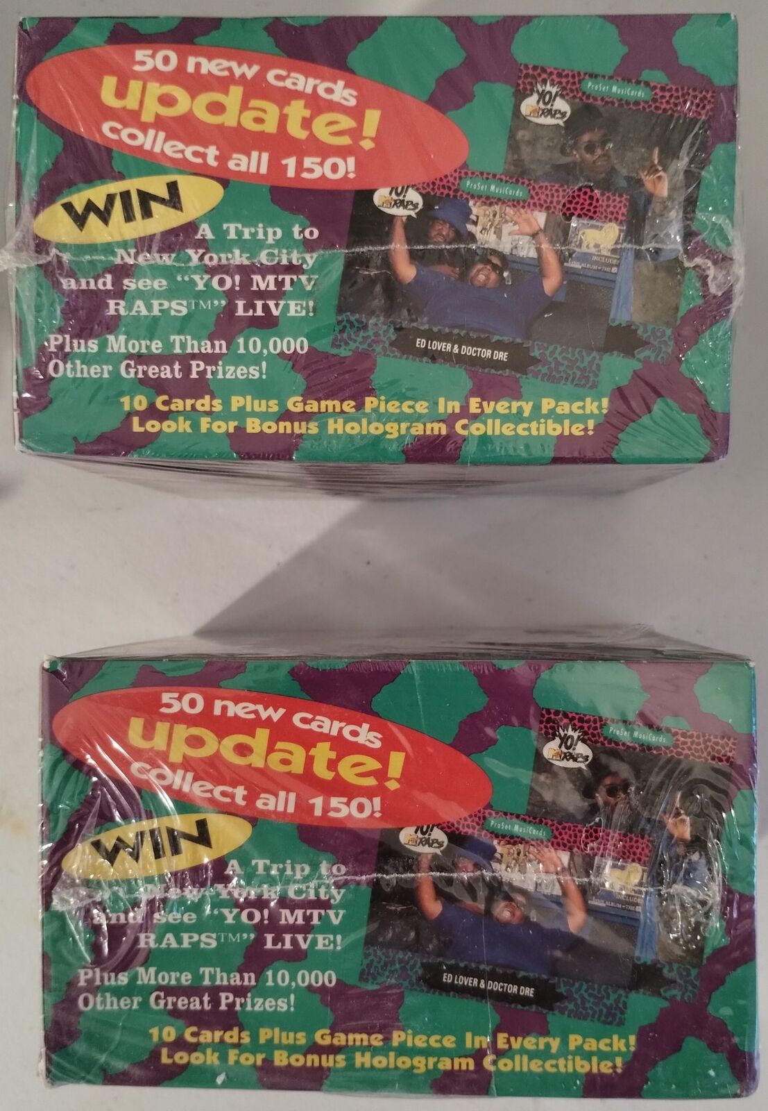 (2) 1991 PRO SET YO! MTV RAPS SERIES 2 UPDATE BOXES SEALED 36 PACKS PER BOX x2 Без бренда - фотография #9