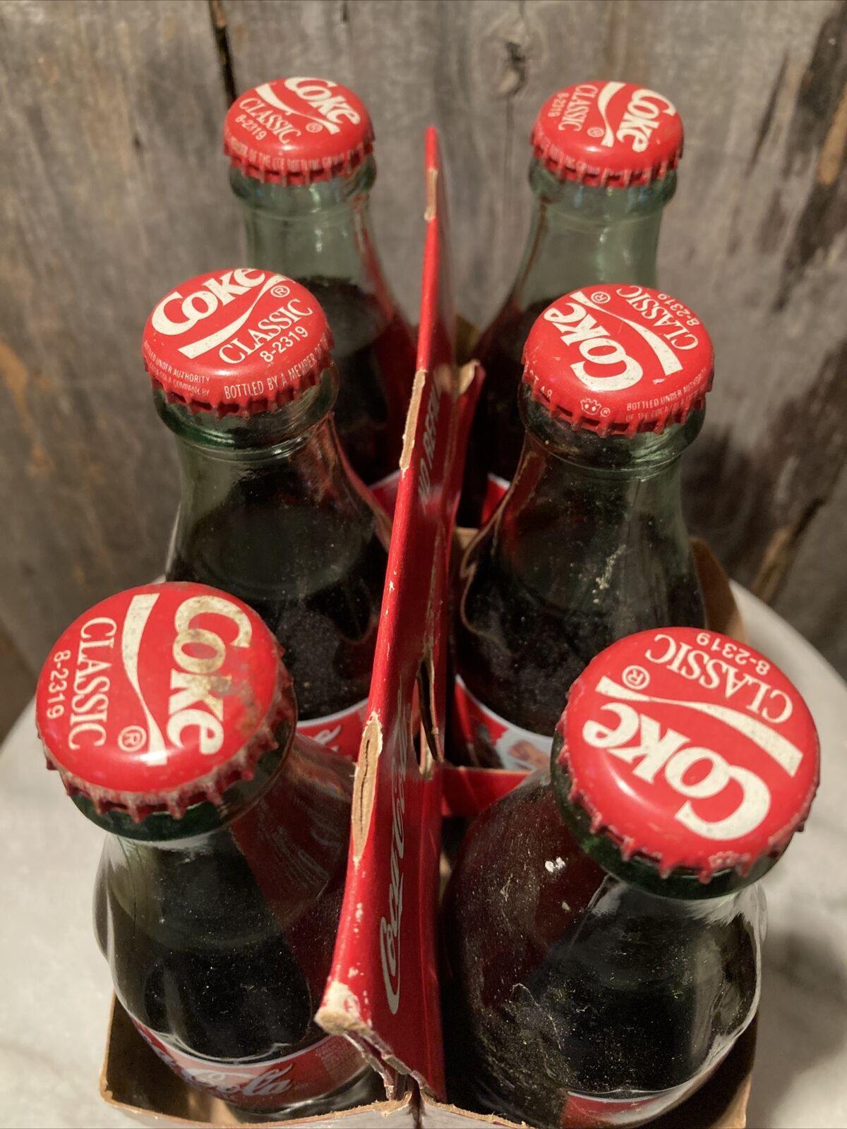 Classic Coca-Cola “Happy Holidays” Sealed Unopened Glass Bottles 6 Pack (1999) Без бренда - фотография #6