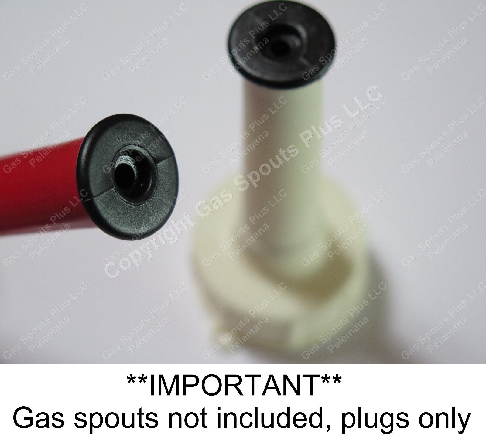 3-Pack Black Eagle Gas Can "SPOUT PLUGS" fits Rigid & Rubber Eagle Gas Spout NEW 3 Black Aftermarket Eagle Spout Plugs GSP-89879 - фотография #7