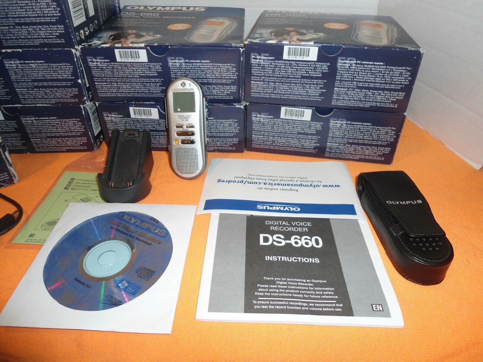 Olympus DS-660 (32 MB,11 Hours) Handheld Digital Voice Recorder,(8 in one lot)! OLYMPUS DS-660, OLY660, 141690 - фотография #4