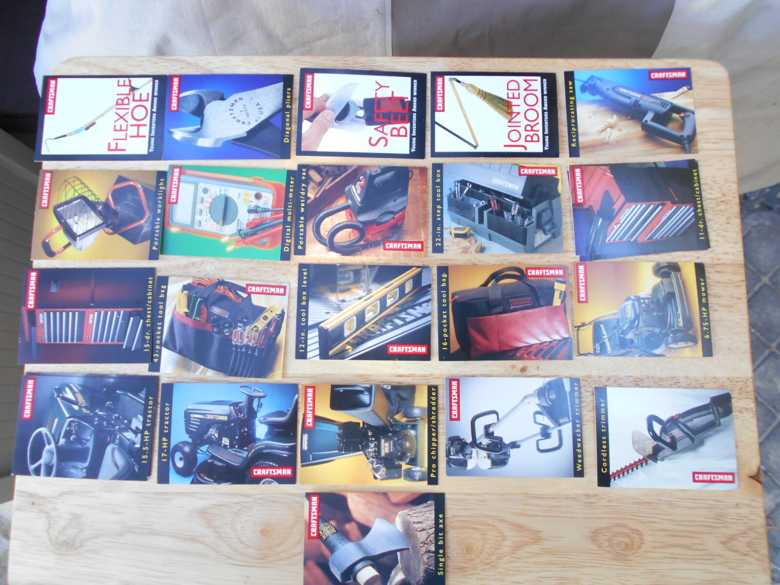 Craftsman's 1997 Collectable Trading Cards  lot of 23 Без бренда