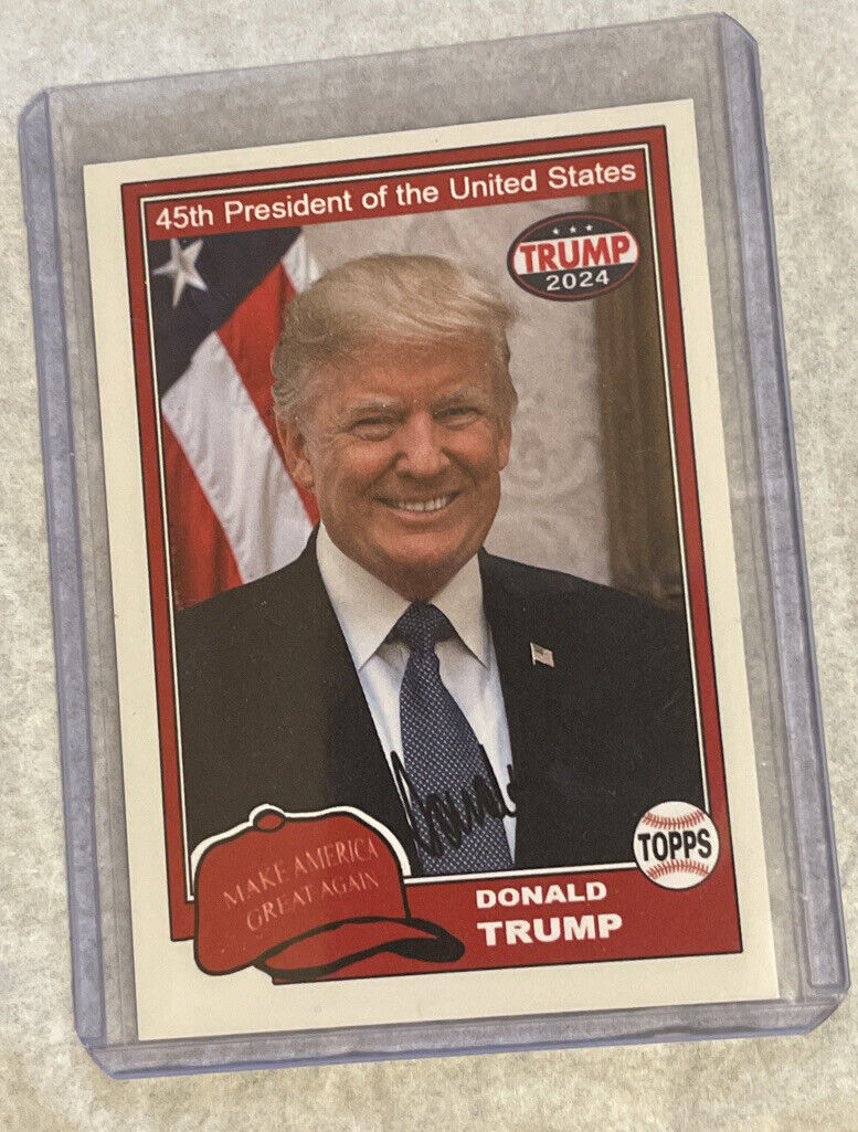 Donald Trump 1981 Style Trading Card ACEO Без бренда
