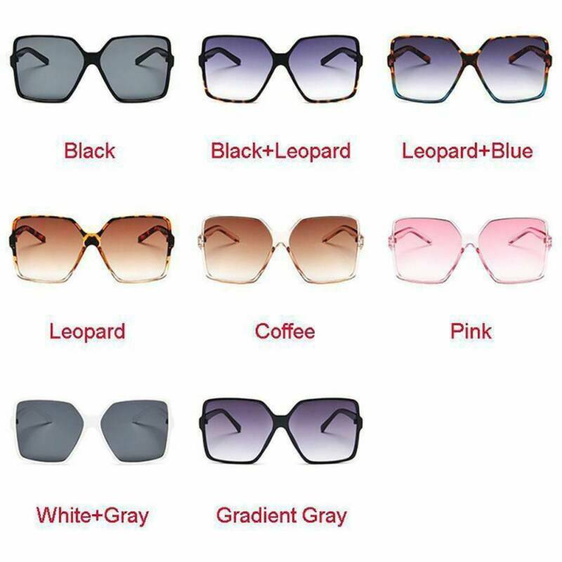 2022 Oversized Square Sunglasses Women Driving Outdoor Glasses Eyewear UV400 New Unbranded Does not apply - фотография #6