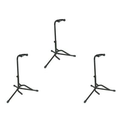 Musician's Gear Electric, Acoustic and Bass Guitar Stands (3-Pack) Musician's Gear MGTGS-3PACK