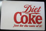 Set of 4 Diet Coke Reversible Placemats -NIP-Free Ship Coca-Cola