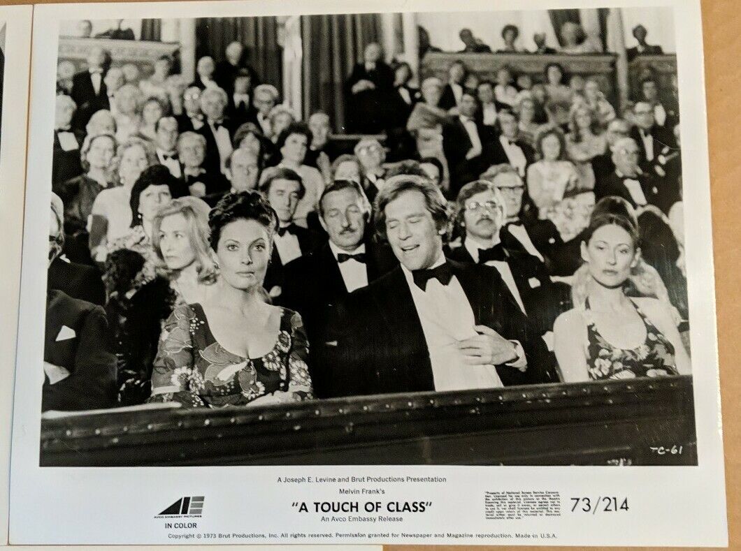 A TOUCH OF CLASS 3 Original Movie still Photos GEORGE SEGAL GLENDA JACKSON 1973 Без бренда - фотография #3
