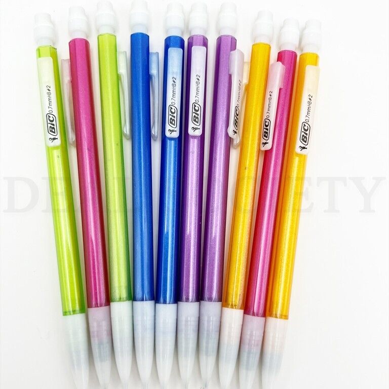 BiC Xtra Sparkle Mechanical Pencil 0.7mm (#2) 50 PENCILS - LOT OF 5 BAGS BIC - фотография #4