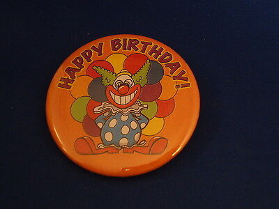 "HAPPY BIRTHDAY!" Lot of 5 BUTTONS pins  CLOWN  pinback PARTY LOOT BAGS  RESALE! Без бренда - фотография #3