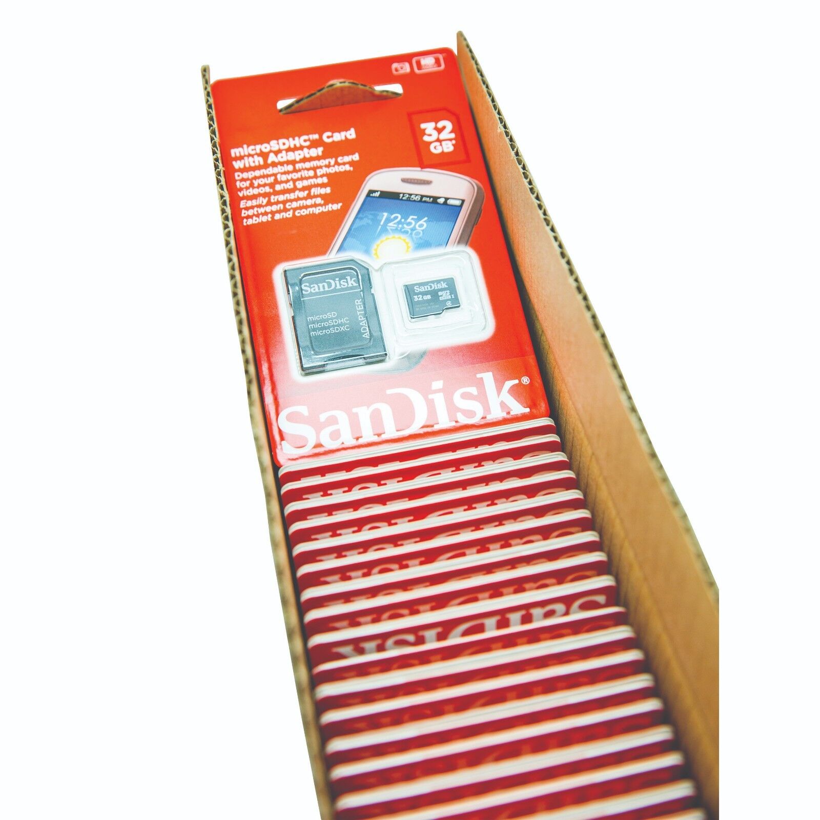 SanDisk 32GB MicroSD Card  SDHC SD 32 GB TF Memory Card Wholesale Lot 50 Pack SanDisk SDSDQM-032G