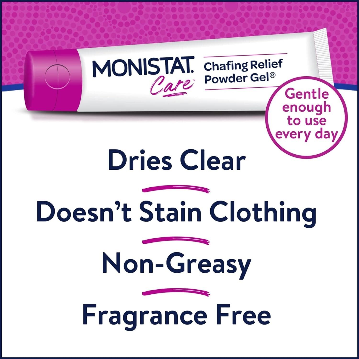 Monistat Care Chafing Relief Powder Gel | Anti Chafe Protection | 1.5 Oz Does not apply - фотография #3