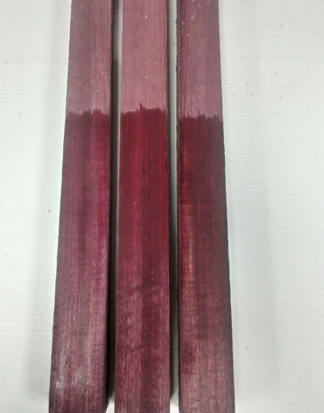 Pack of 3, Purpleheart Thin Dimensional Lumber Board Wood Blank 3/4" x 2" x 16" EXOTIC WOOD ZONE Does Not Apply - фотография #2