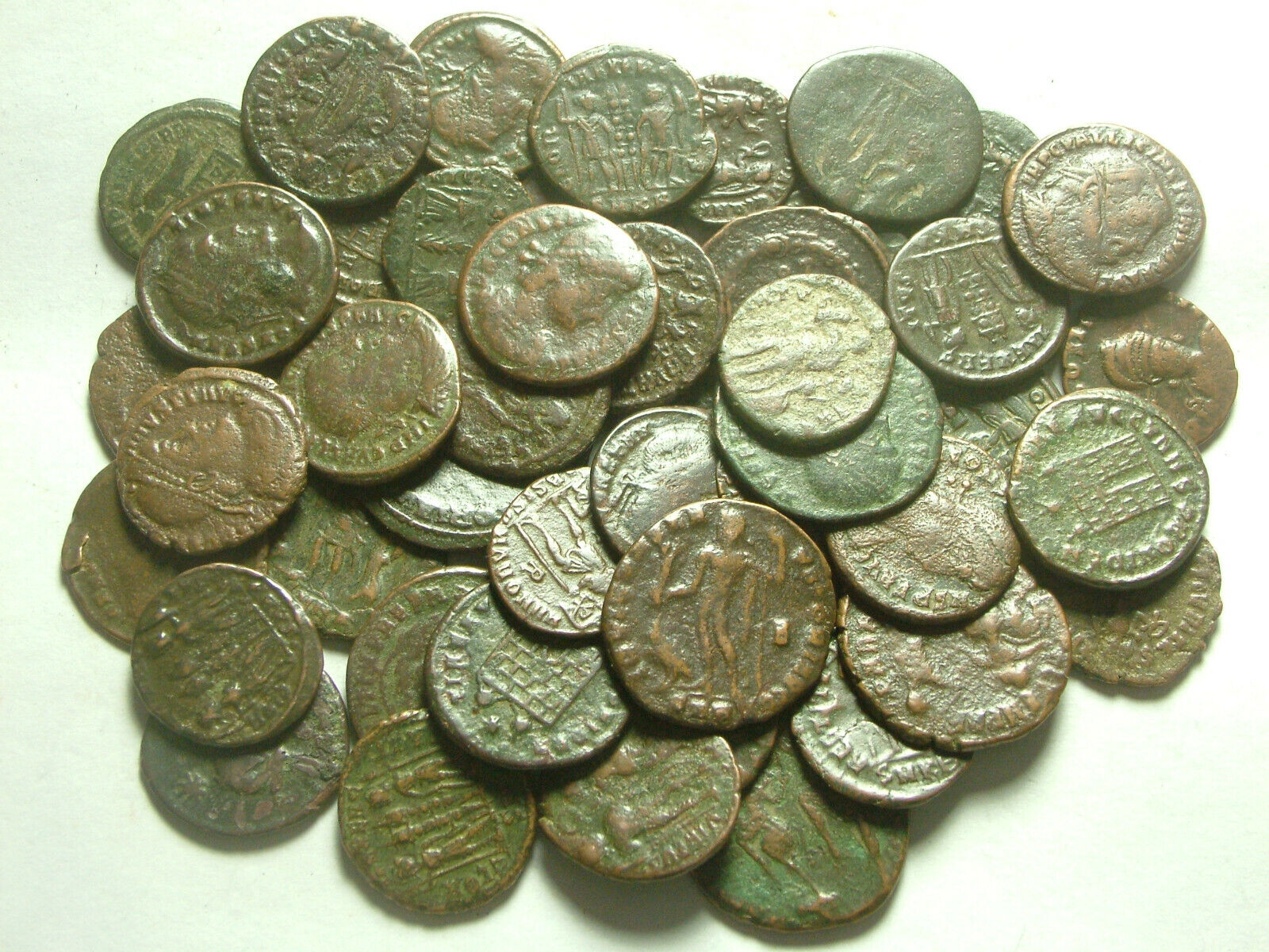 Lot genuine Ancient Roman coins Constantine/Valens/Constantius/Licinius/Constans Без бренда - фотография #4
