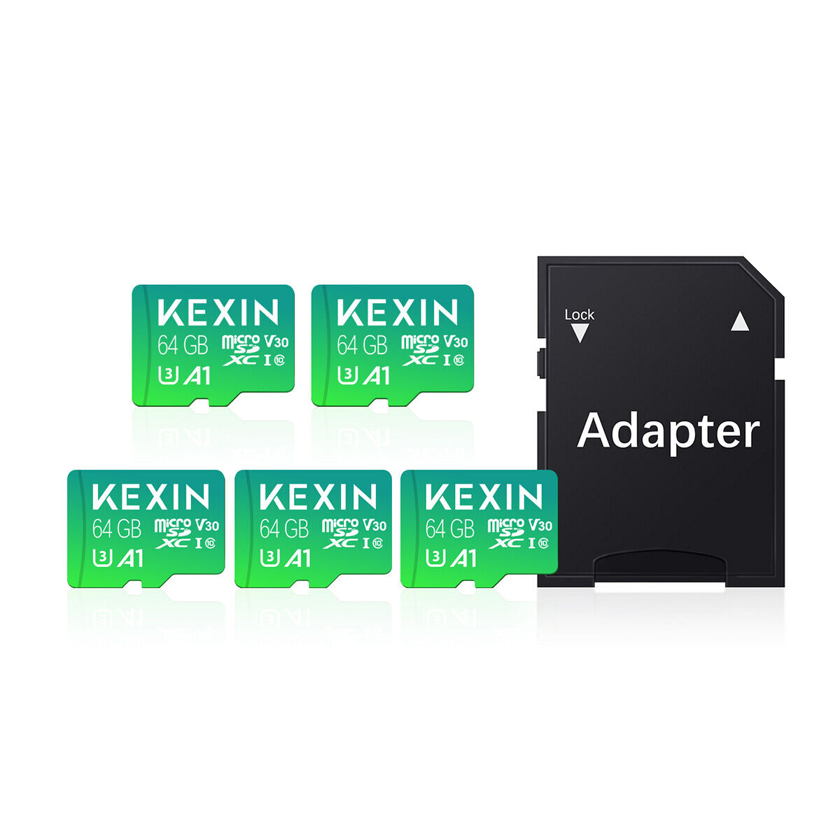 2Pack Micro SD Card 64GB Ultra Class 10 SDXC Full HD Memory Card TF Card 4K UHS1 Kexin Does Not Apply - фотография #8