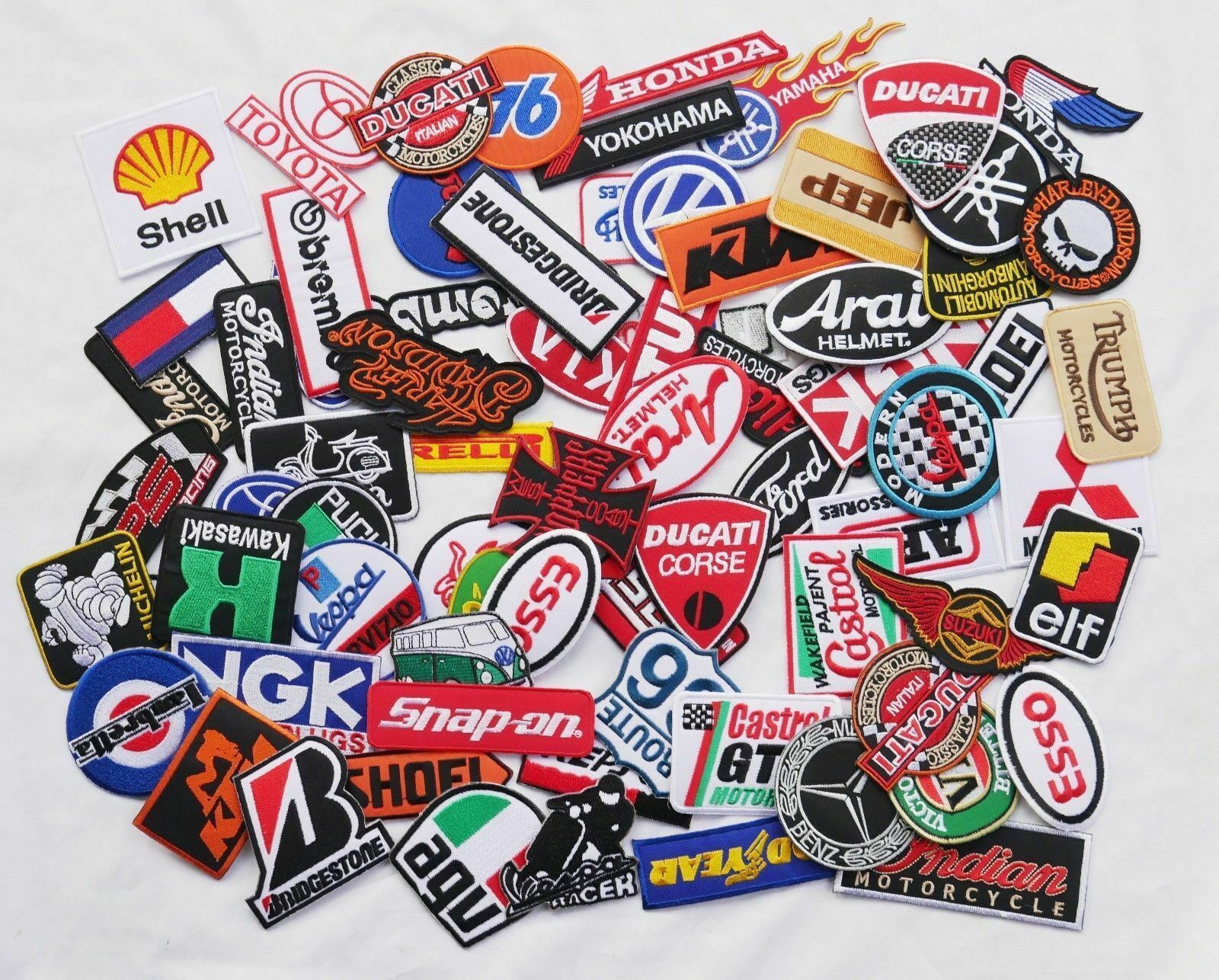 Mix Random Lot of 30 Racing Sport Motorsport Embroidered Sew Iron On Patch Biker Unbranded Does Not Apply - фотография #6