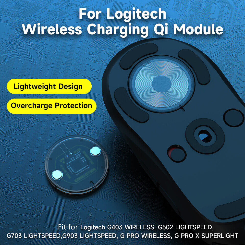 Lightweight Wireless Charging Receiver Module For Logitech G403 502 GPW Mouse Unbranded Does Not Apply - фотография #9