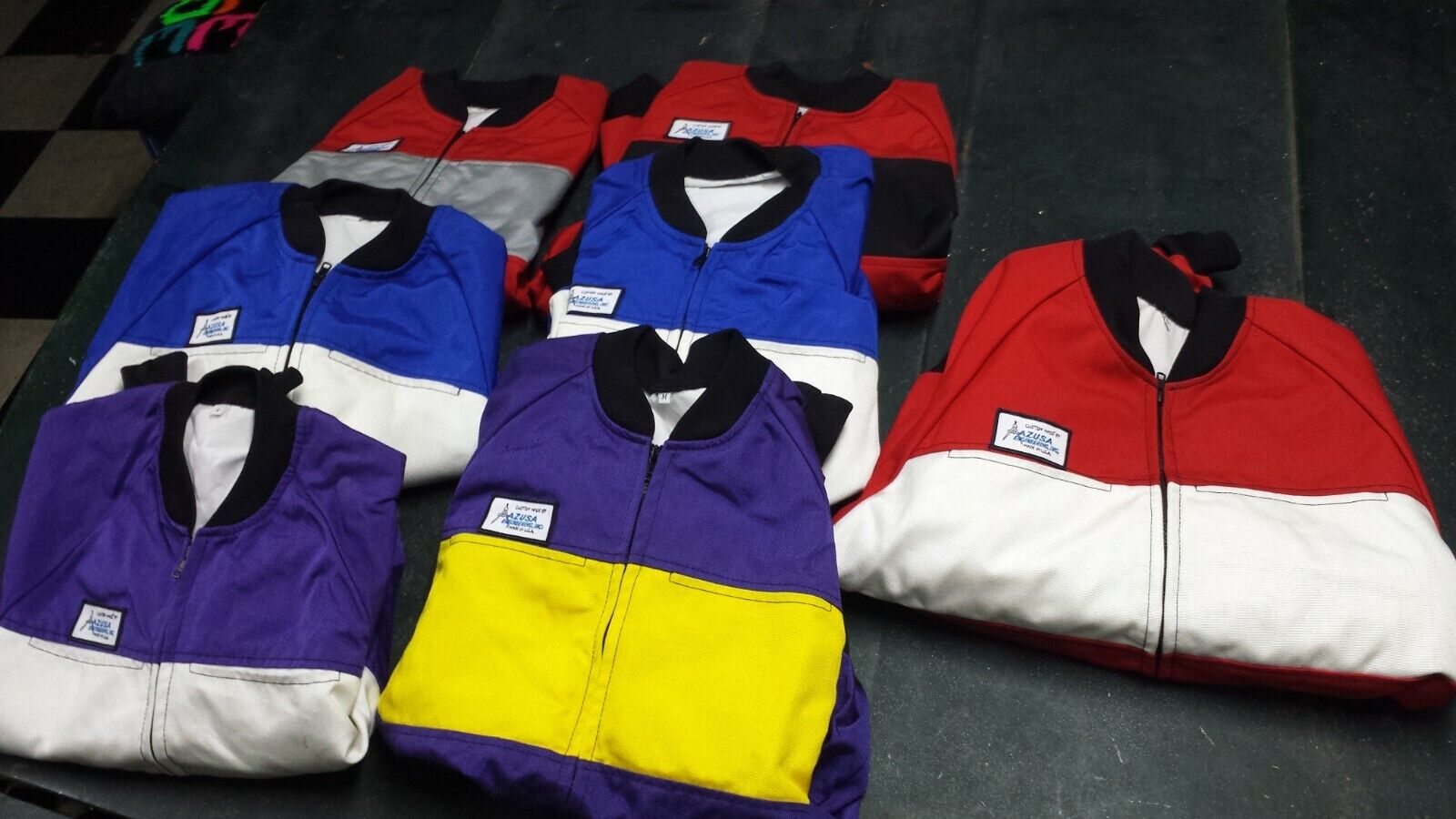 Karting Jackets, manufactured by Azusa Azusa Does Not Apply
