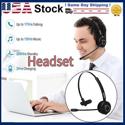 RJ9 Call Center Telephone Headset Office Phone Headphone W/ Noise Cancelling Unbranded Does Not Apply
