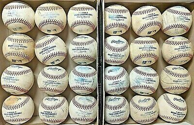2 dozen used baseballs (all leather, MLB baseballs) Rawlings Does Not Apply