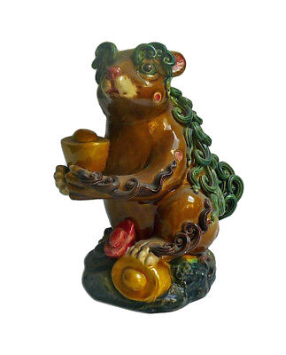 Chinese Color Ceramic Fortune Mouse Rat Figure cs602-2 Без бренда