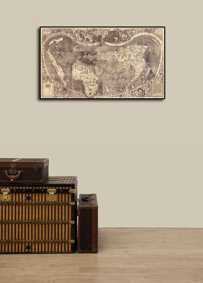 1507 First Map to Name "America" Waldseemuller Wall Map Poster - 24x42 Без бренда - фотография #3
