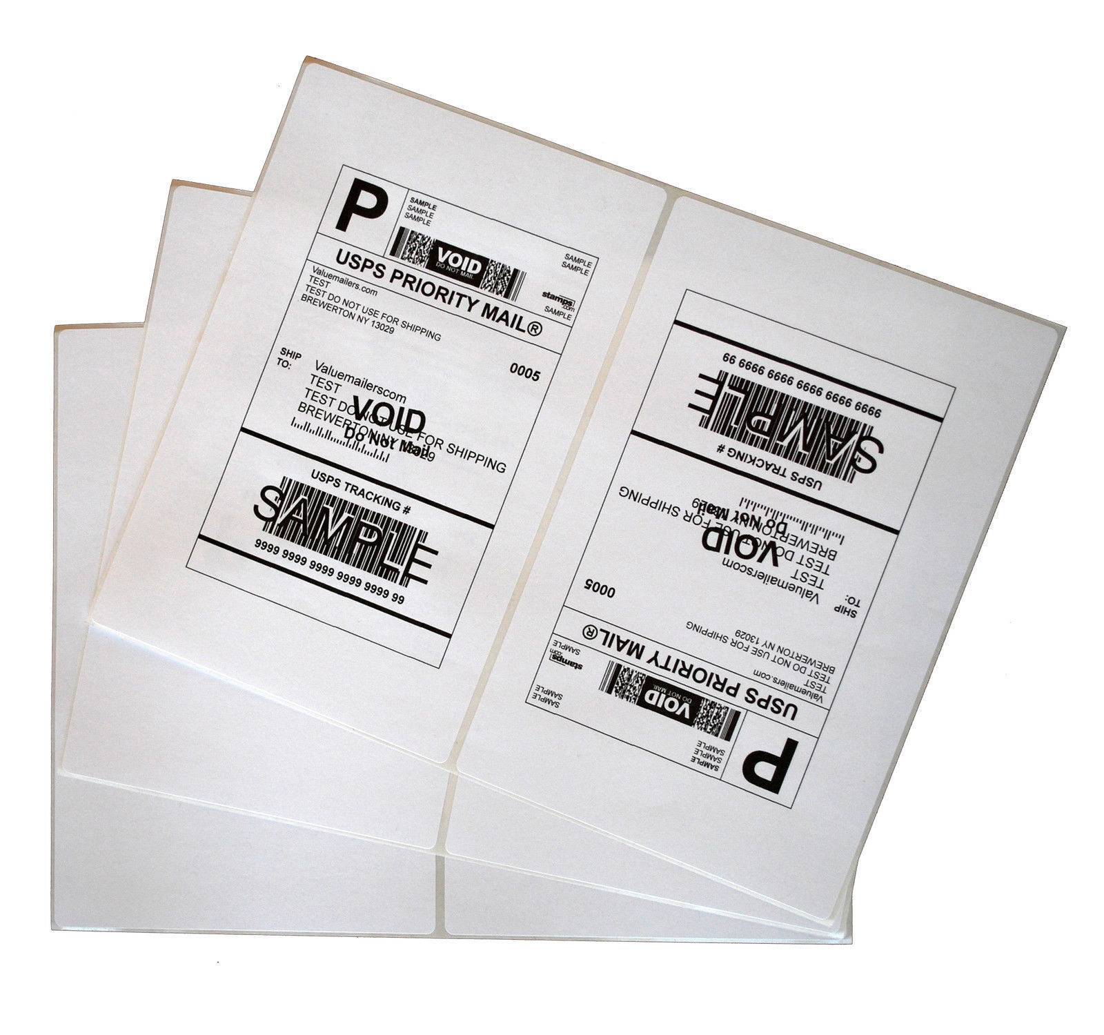 Premium Round Corner Shipping Labels 8.5"X5.5" Half Sheet Postage Self Adhesive Unbranded/Generic Does Not Apply - фотография #5