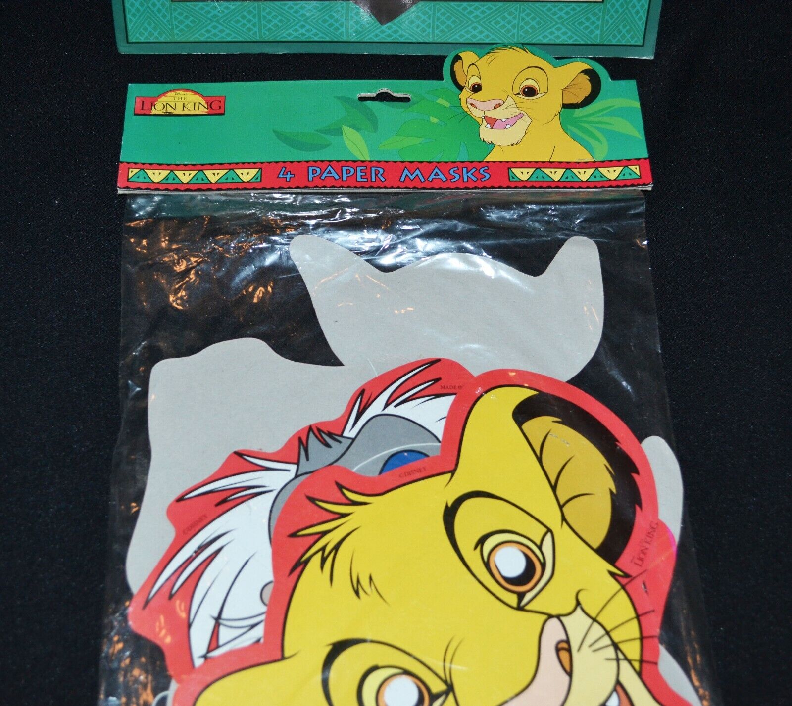 Disney The Lion King Mask Book & Mask Sets Vintage 1994 Без бренда Does Not Apply - фотография #2
