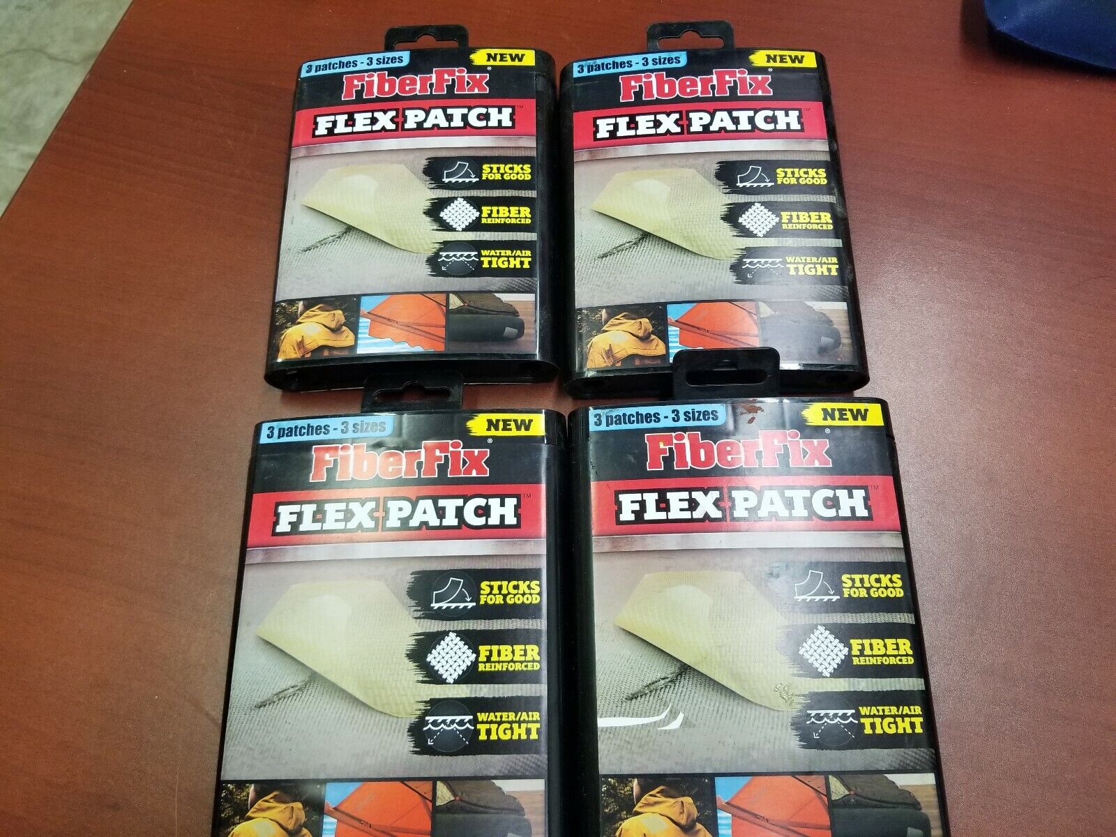 Fiber Fix Flex Patch 3 Packs Fix Tents, Air Mattresses, Sleeping Bags And More Без бренда - фотография #2