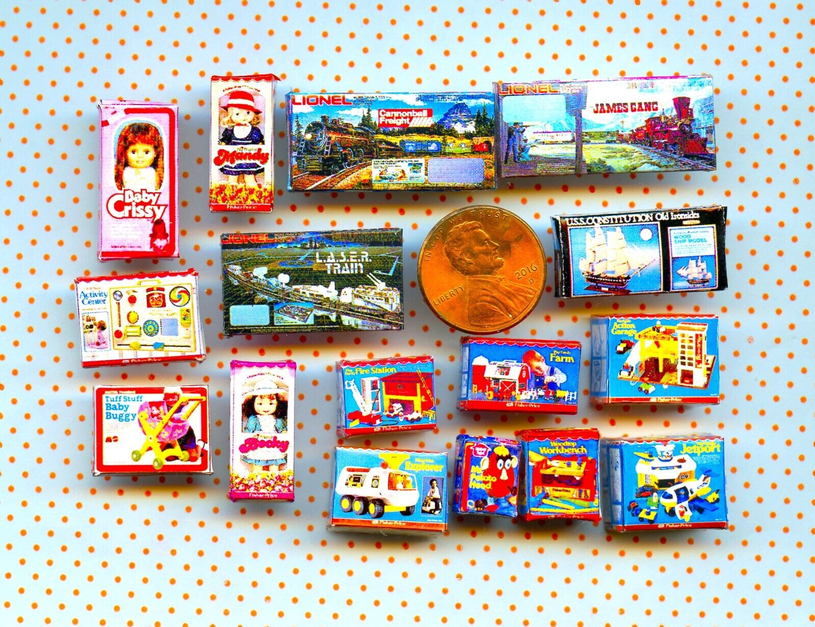 Half Scale 1:24 Dollhouse Miniatures Visual Grab Bag Sale Lot   #  3178 Unbranded Dollhouse Item