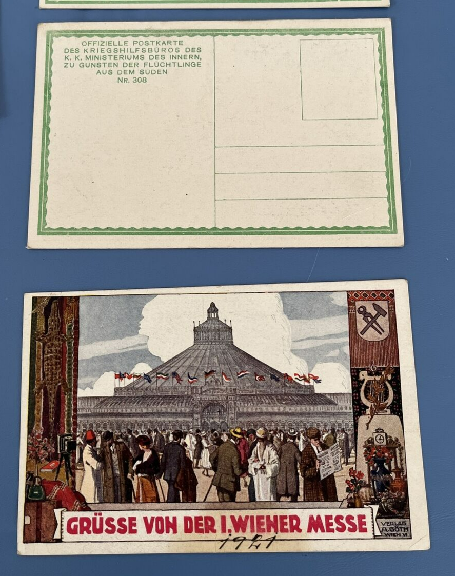 Austria, Hapsburg, lot of 17 special postcards marking Special Events 1908-1921 Без бренда - фотография #8