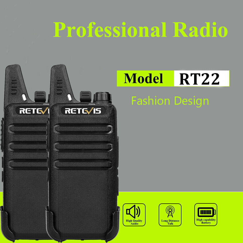 Retevis RT22 UHF Two Way Radio  Walkie Talkie 2W CTCSS/DCS VOX For Family(2pcs) Retevis RT22 - фотография #13