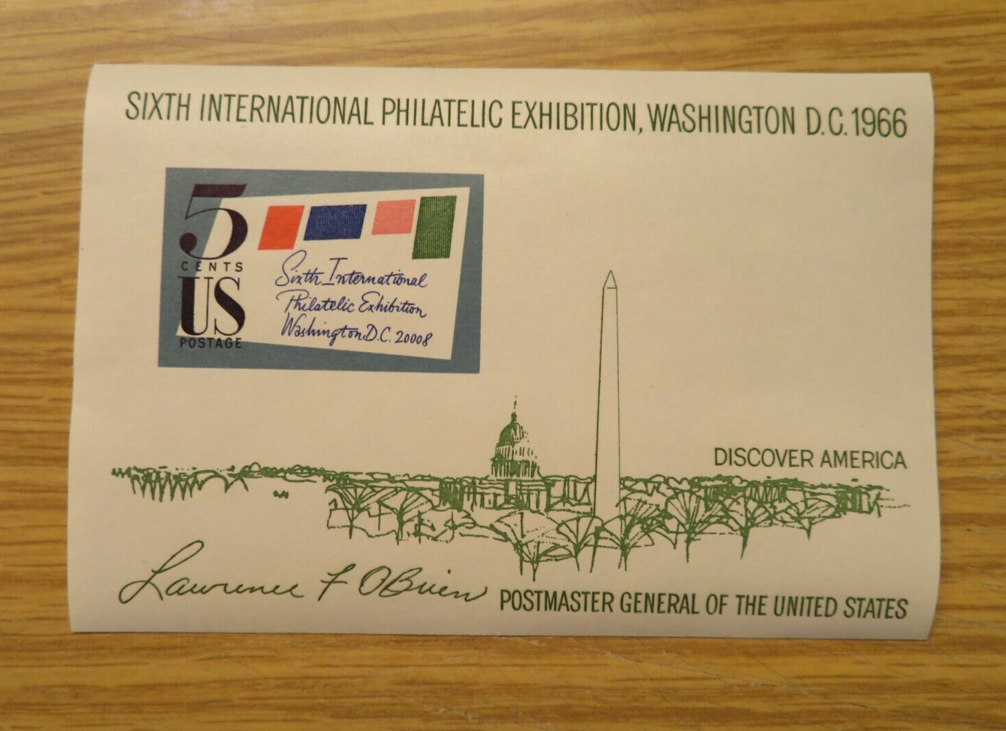 Scott #1075 FIPEX &  #1311 SIPEX Philatelic Exhibition Souvenir Sheets Без бренда - фотография #3