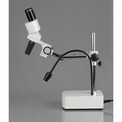AmScope 10X-20X LED Binocular Stereo Microscope Boom Arm + LED Gooseneck AmScope SE400Z - фотография #4