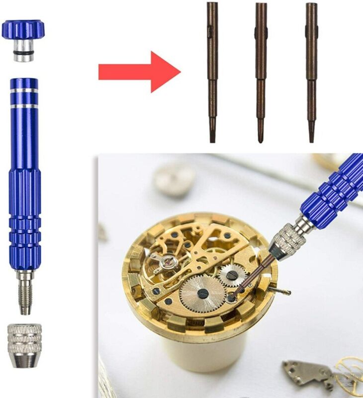 Wacth Repair Kit Bracelet Link Pin Remover Back Case Opener Watch Pess Set Tool Zistel 450-W - фотография #9