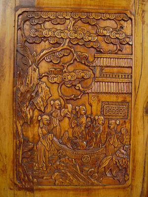 Chinese Antique Open Carved Screen/Room divider w/Stand 20P41 Без бренда - фотография #8